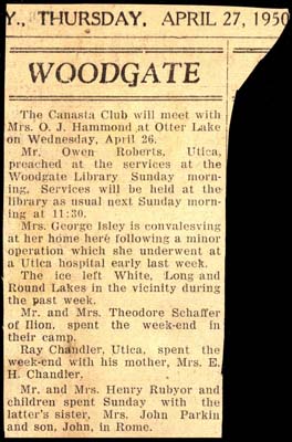 woodgate news april 27 1950