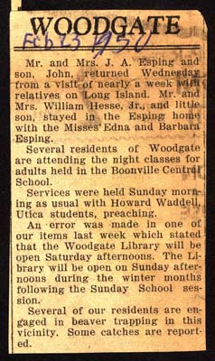 woodgate news february 23 1950