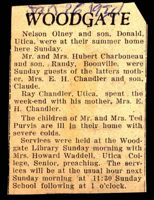 woodgate news january 26 1950