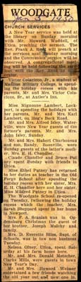 woodgate news january 5 1950