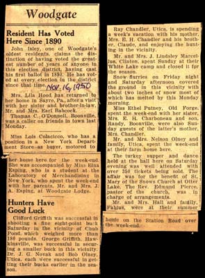 woodgate news november 16 1950