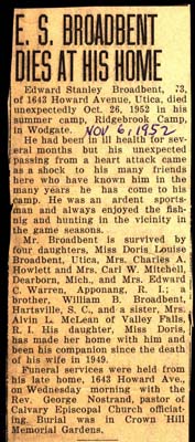broadbent edward stanley father of doris louise broadbent obit october 26 1952