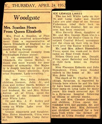 woodgate news april 24 1952