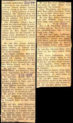 woodgate news july 15 1954