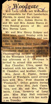 woodgate news november 18 1954