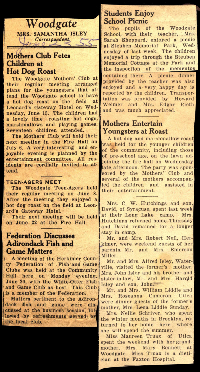 woodgate news june 23 1955