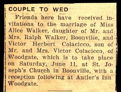 victor herbert colacicco to wed alice walker june 11 1955