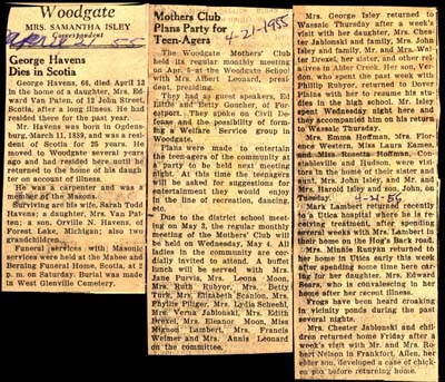 woodgate news april 21 1955