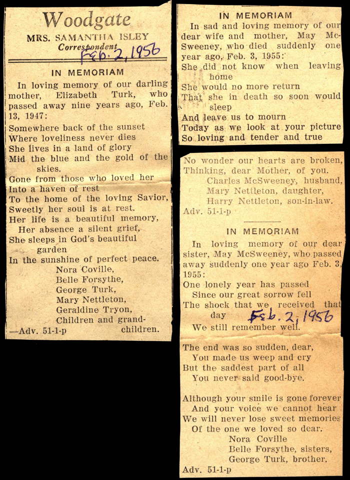 woodgate news february 2 1956