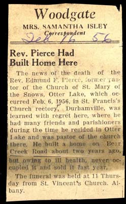 reverend edmund f pierce dies february 6 1956