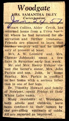 woodgate news january 24 1957
