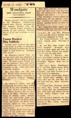 woodgate news june 27 1957