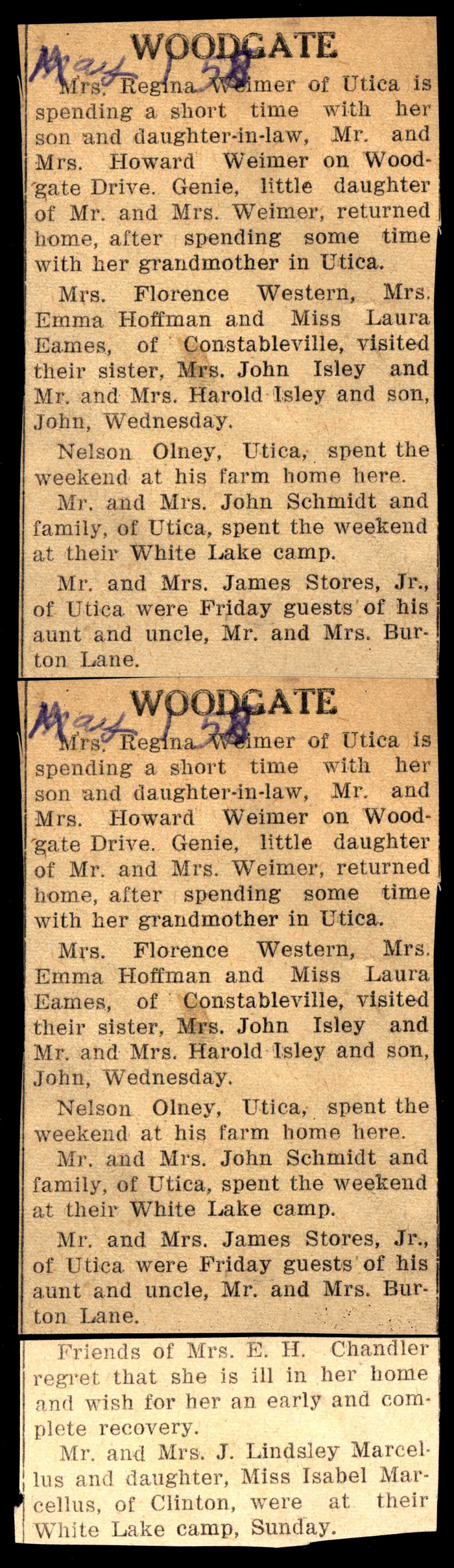 woodgate news may 1 1958