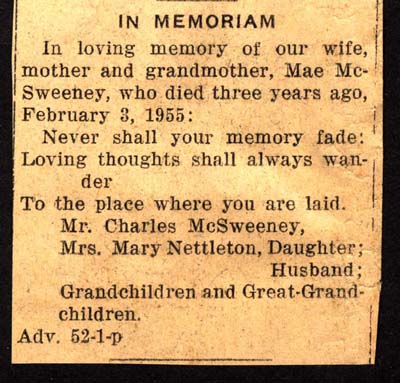 in memoriam may mcsweeney died february 3 1955 002