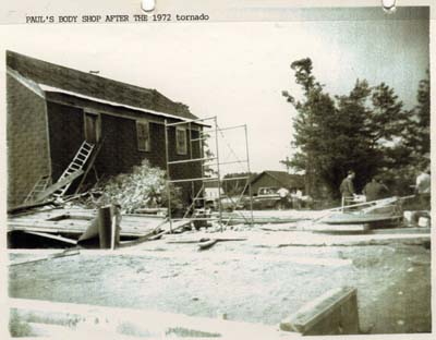 pauls body shop after 1972 tornado 002