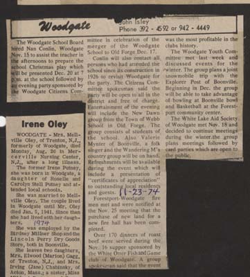 woodgate news november23 1974