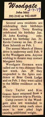 woodgate news february 7 1979