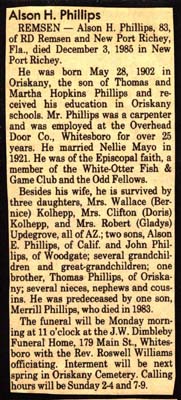 phillips alson h husband of nellie mayo phillips obit december 3 1985