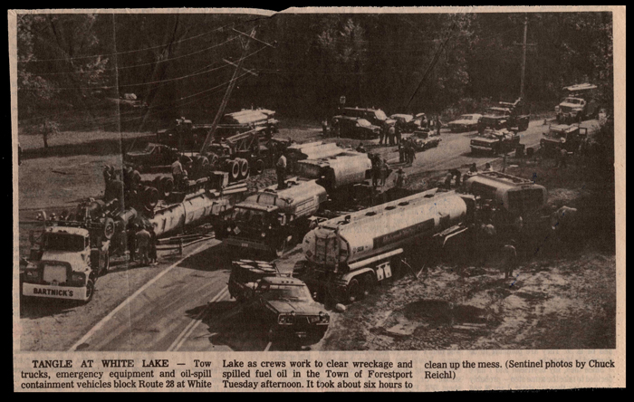 fuel oil tangle at white lake october 1988