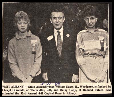 holland patent students attend 4h capital days in albany may 11 1988
