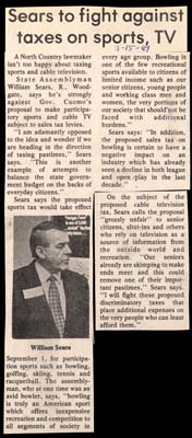 sears to fight against taxes oln sports tv march 15 1989