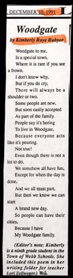 woodgate poem by kimberley raye rubyor december 10 1991