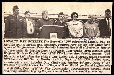 boonville vfw celebrates loyalty day may 6 1992