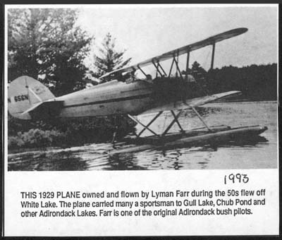 plane owned by bush pilot lyman farr 1993