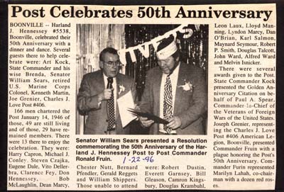 5538 boonville post celebrates 50th anniversary january 14 1996