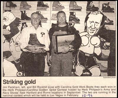 jim peckham and bill rockhill win herb philipson contest december 1996