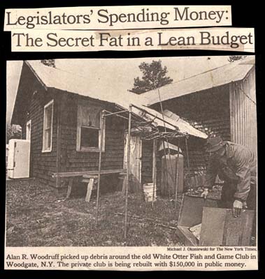legislators secret fat in a lean budget 1996