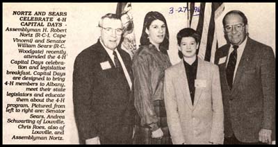 nortz and sears celebrate 4h capital days march 27 1996
