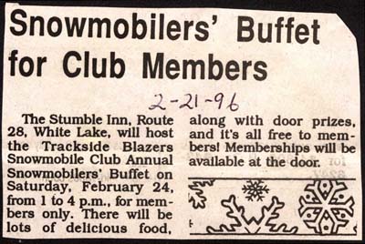 snowmobilers buffet for club members stumble inn february 24 1996 002