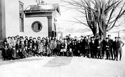 052b fallon collection forestport ny school children and staff