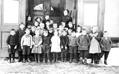 052c fallon collection forestport ny school children and staff