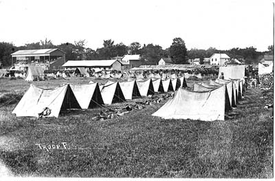 3 H Troop F encampment