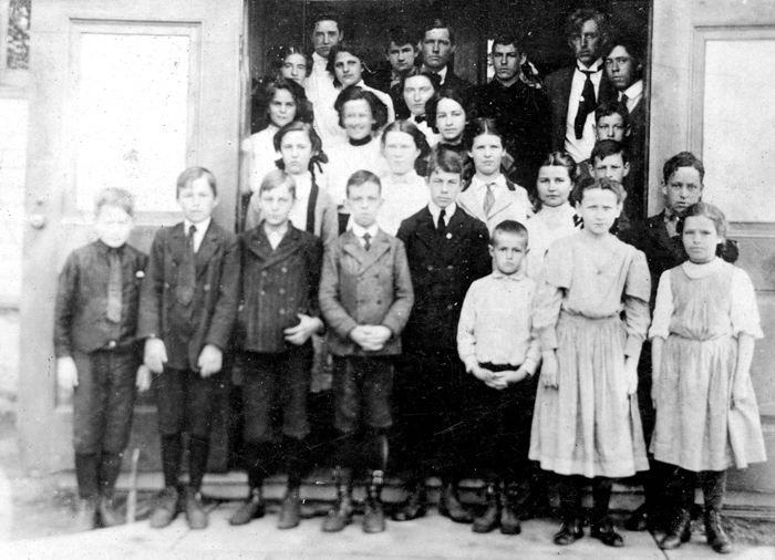 023 myers collection forestport ny school children and staff