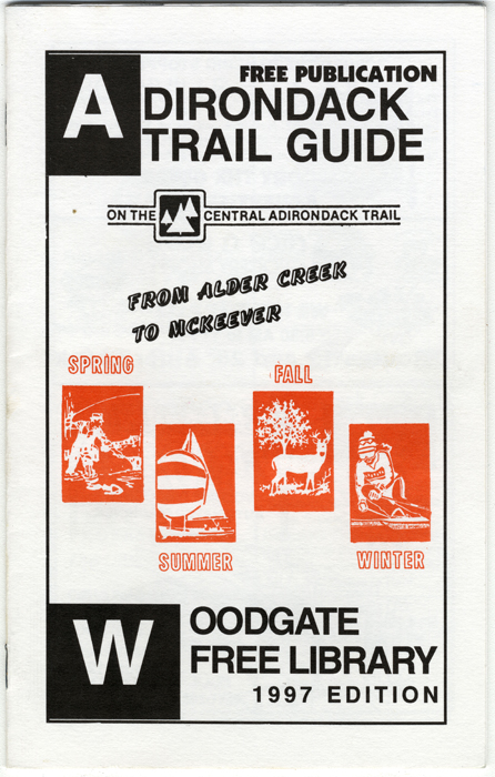 adirondack trail guide 1997 edition cover