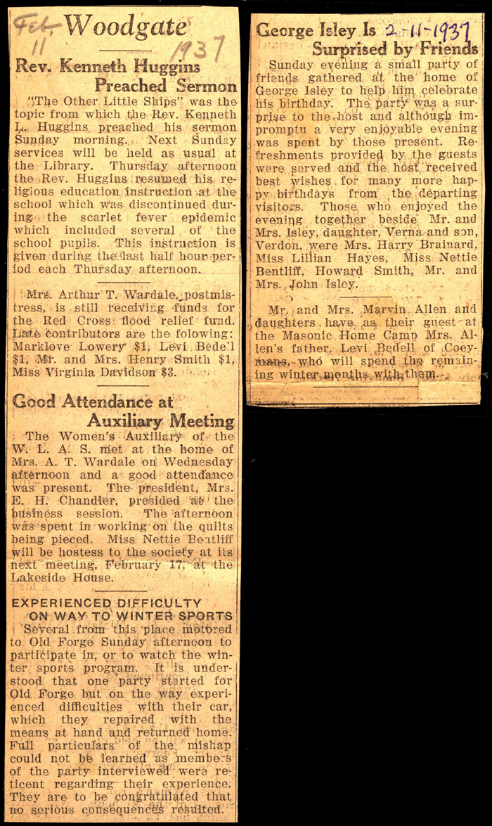 woodgate news february 11 1937