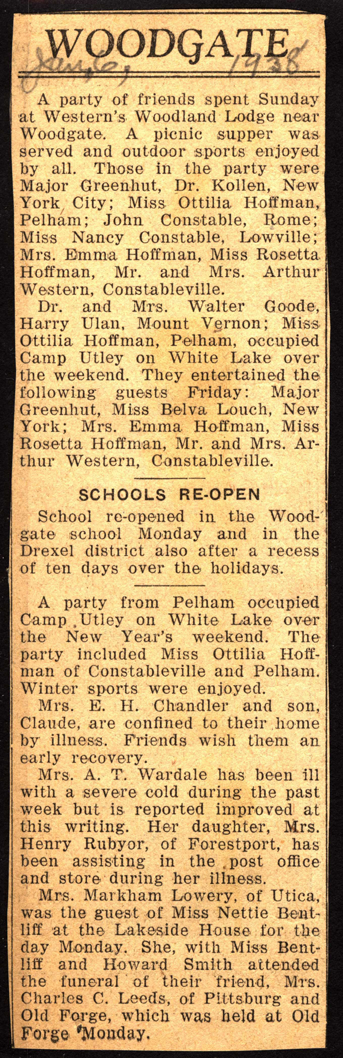 woodgate news january 6 1938