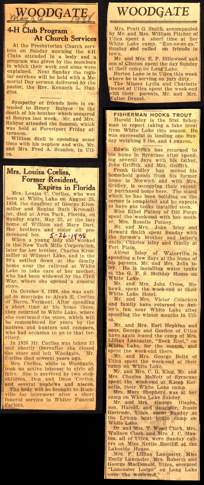 woodgate news may 26 1938