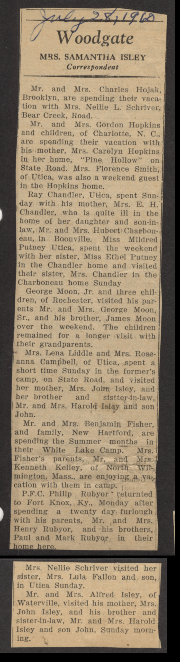 woodgate news boonville herald july28 1960