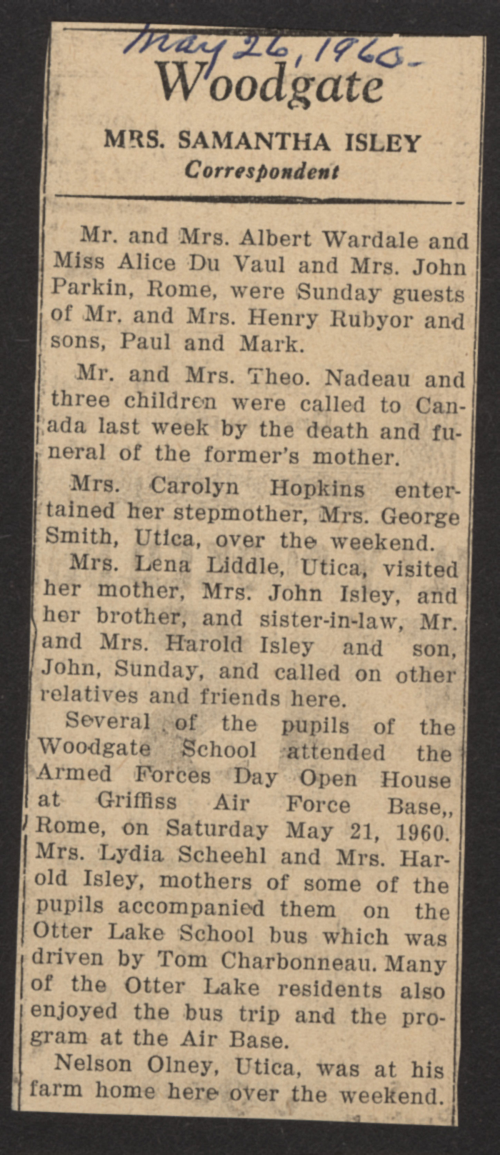 woodgate news boonville herald may26 1960