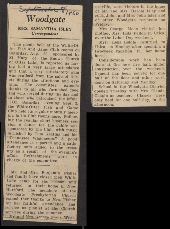 woodgate news boonville herald september8 1960