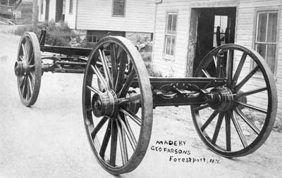 011 myers collection forestport ny wagon frame made by geo parsons