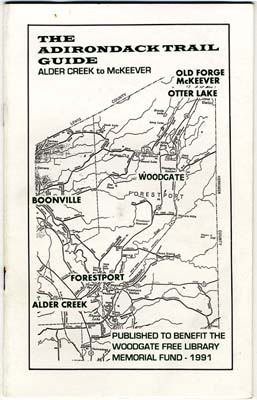 adirondack trail guide 1991 edition cover